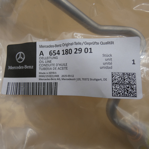 Original Mercedes-Benz Ölleitung Zulauf. OM654920. A6541802901-6 6