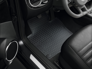 Volkswagen Original Allwetterfußmatten – vorne, Titanschwarz, Linkslenker-1 1