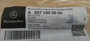 Original Mercedes-Benz Motorölleitung. OM 607951. CLA, GLA, A-Klasse, B-Klasse-5 5