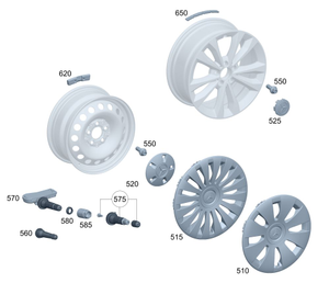 Original Mercedes-Benz Reifendrucksensor A4479051704. V-Klasse W447, W448-4 4