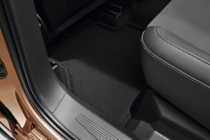 Volkswagen Optimat Textilfußmatten (4-teilig) – Schwarz mit Caddy Schriftzug-3 3