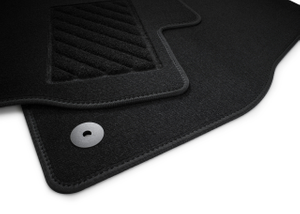 Volkswagen Fußmatten Plus-Qualität (4-teilig) – Schwarz, Textil-2 2
