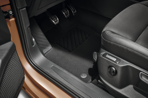 Volkswagen Fußmatten Plus-Qualität (4-teilig) – Schwarz, Textil-4 4