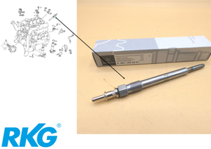 Original Mercedes-Benz Glühkerze A0011594901-1 1