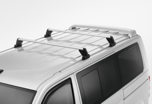 Volkswagen Original Grundträger Satz T5/T6 California – Dachgepäckträger, T-Nut Profil-1 1