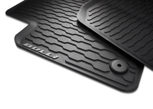 Volkswagen Original Allwettermatten Premium – T7 Multivan, 2-teilig vorn, mit Bulli-Schriftzug-2 2