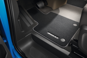 Volkswagen Original Premium Velours Fußmatten – T7 Multivan, 2-teilig vorn, mit Bulli-Schriftzug-3 3