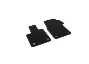 Volkswagen Original Textilfußmatten Plus – T7 Multivan, 2-teilig vorn, Schwarz-1 1