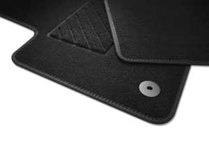 Volkswagen Original Textilfußmatten Plus – T7 Multivan, 2-teilig vorn, Schwarz-2 2