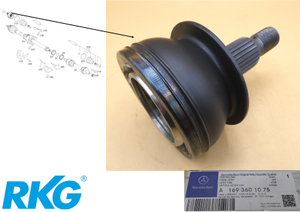 Original Mercedes-Benz Gelenkwellenlager / Antriebswelle. A-Klasse W169, B-Klasse W245-1 1