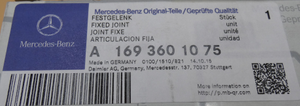 Original Mercedes-Benz Gelenkwellenlager / Antriebswelle. A-Klasse W169, B-Klasse W245-5 5