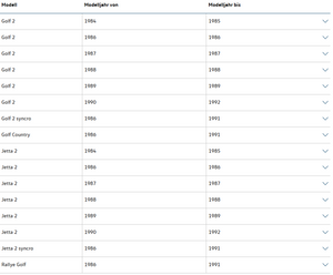 Dachzierleiste rechts für Golf 2 Viertürer-3 3