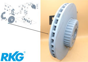 Bremsscheiben-Satz vorne (2 Stück). C-Klasse W205.*A0004212612*-1 1