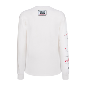 Audi Kaipola ´86 Langarmshirt, unisex, weiß, XS-2 2