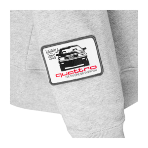 Audi Kaipola ´86 Hoodie, unisex, hellgrau, Größe XS-3 3