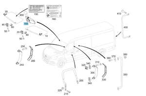 Innenspiegel / Rückspiegel, Sprinter 907, 910-6 6