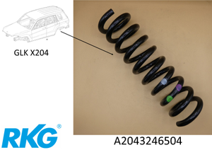 Original Mercedes-Benz Schraubenfeder hinten. GLK 204-7 1
