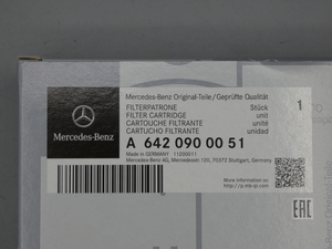 Original Mercedes-Benz Luftfiltereinsatz Viano W639-12 6