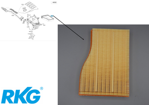 Original Mercedes-Benz Luftfiltereinsatz. CLA 118, A-Klasse 177, B-Klasse 247-7 1