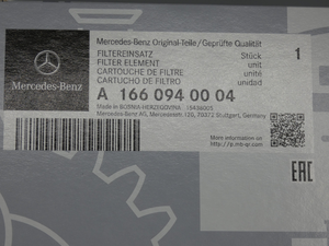Original Mercedes-Benz Luftfiltereinsatz OM166 (A-Klasse, Vaneo)-11 6