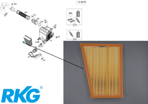 Original Mercedes-Benz Luftfiltereinsatz. Citan, CLA, GLA, A-Klasse, B-Klasse-7 1