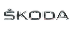Skoda Heckklappen Schriftzug – Chrom-1 1