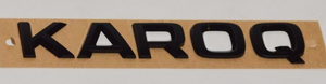 Skoda – Original KAROQ Schriftzug Blackline, schwarz glänzend-1 1