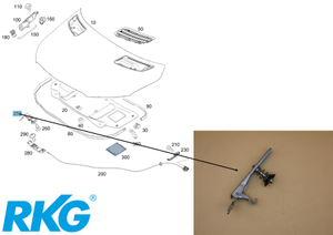 Original Mercedes-Benz Haubenschloss. Sprinter W907, W910-4 1