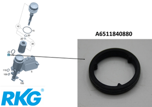 Dichtung Ölkühler an Zylinderkurbelgehäuse, OM651 *A6511840880* Original MB-3 1