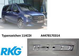 Typenzeichen 114CDI für V-Klasse W447 *A4478170314*-4 1