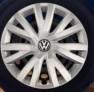 VW Radzierblenden 16" Brillantsilber – Original Zubehör-1 1
