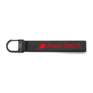 Audi Sport Schlüsselanhänger Schlaufe, schwarz-1 1