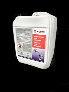 Würth Bremsflüssigkeit DOT 4 niederviskos für hydraulische Bremssysteme-1 1