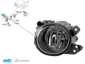 Original Mercedes-Benz Nebelscheinwerfer links-2 1