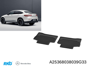 Original Mercedes-Benz Allwettermatten CLASSIC, Fond, 2-teilig für GLC W253-2 1
