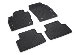 VW Original Fußmatten T-Cross 2019+ 4er Satz, Gummi, Schwarz-1 1