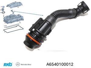 Entlüfterschlauch Ventildeckel OM654. C-Klasse, E-Klasse, GLC. *A6540100012*-1 1