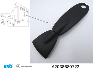 Gurtführung links/rechts. A-Klasse W169, C-Klasse W203. *A2038680722*-2 1