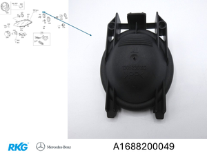 Abdeckkappe Fernlicht. A-Klasse W168, W169 *A1688200049* Original MB-1 1