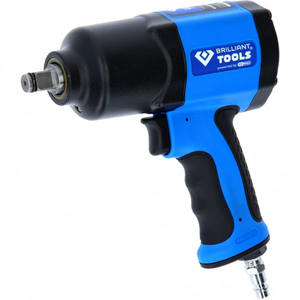 Brilliant Tools BT160100 Druckluft-Schlagschrauber 1/2 Zoll – 1.450 Nm Doppel-Hammer, Profi-Impact-2 2