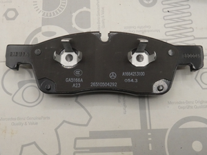 Original Mercedes-Benz Bremsklötze vorne, ML, GLE-8 3