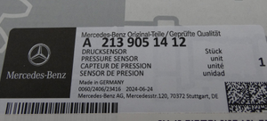 Drucksensor / Fußgängerschutz. E-Klasse W213, W238 *A2139051412* Original MB-5 5