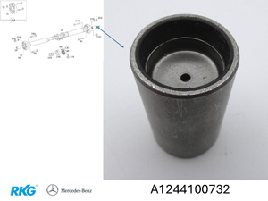 Zentrierhülse / Kardanwelle hinten. *A1244100732* Original Mercedes-Benz-1 1