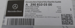Original Mercedes-Benz Stern hinten. AMG-GT W290-7 5
