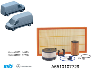Filtersatz Motor OM651. Sprinter W910. *A6510107729* Original Mercedes-Benz-1 1