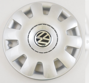 VW Original Radkappe 15 Zoll Silber für Golf 4, Bora, New Beetle, Polo 9N-1 1