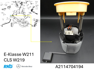 Zusatzpumpe / Kraftstoffpumpe. E-Klasse W211, CLS W219 *A2114704194* Original MB-1 1