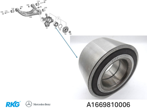 Radlager hinten. ML, GLE, GL, GLS *A1669810006* Original Mercedes-Benz-1 1