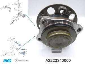 Radlager vorne. AMG GT, C-63 AMG, S-63 AMG, Maybach *A2223340000* Original MB-1 1