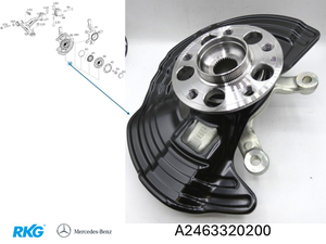 Achsschenkel vorne rechts. CLA 117, GLA 156, A-Klasse 176 *A2463320200* Original-1 1